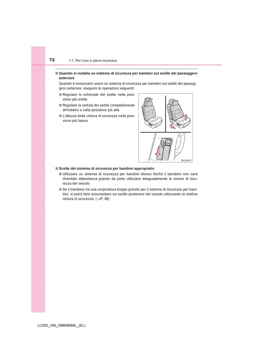 Toyota Land Cruiser J200 manuale del proprietario / page 72