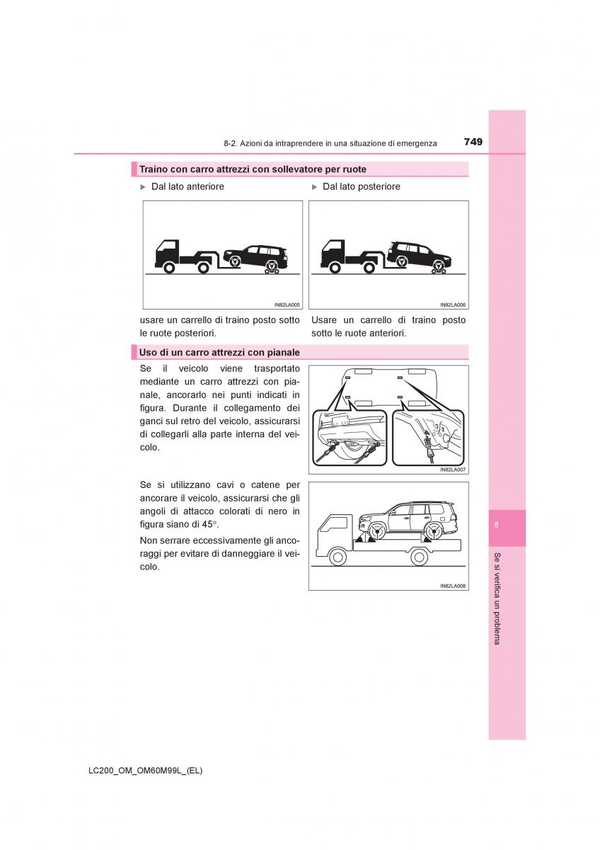 Toyota Land Cruiser J200 manuale del proprietario / page 749