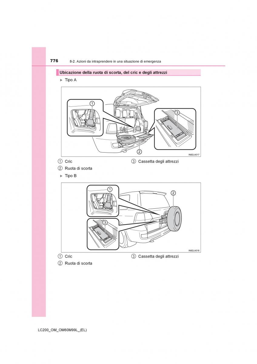 Toyota Land Cruiser J200 manuale del proprietario / page 776