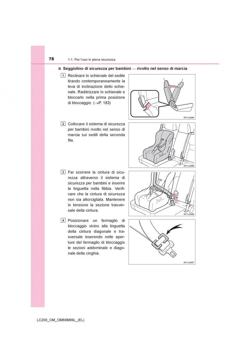 Toyota Land Cruiser J200 manuale del proprietario / page 78