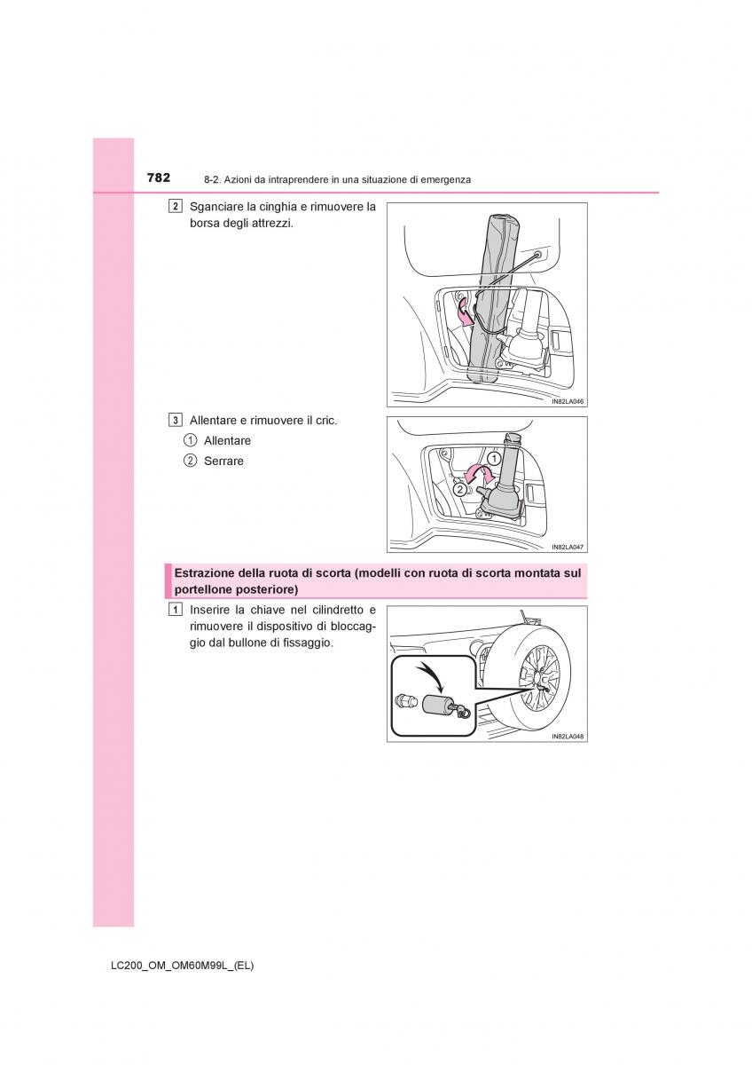 Toyota Land Cruiser J200 manuale del proprietario / page 782