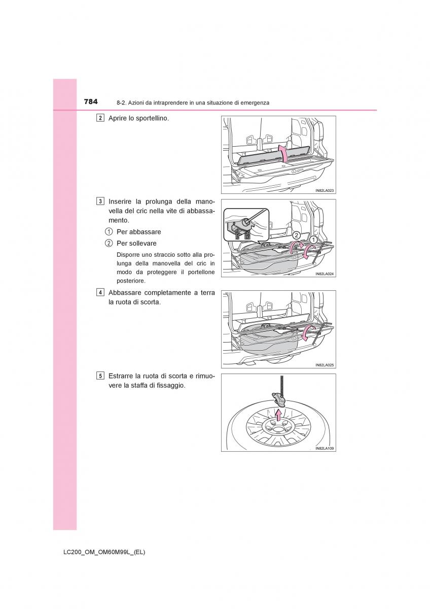 Toyota Land Cruiser J200 manuale del proprietario / page 784