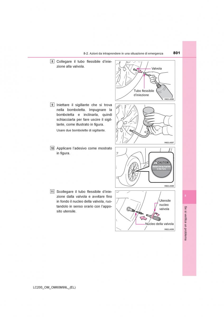 Toyota Land Cruiser J200 manuale del proprietario / page 801