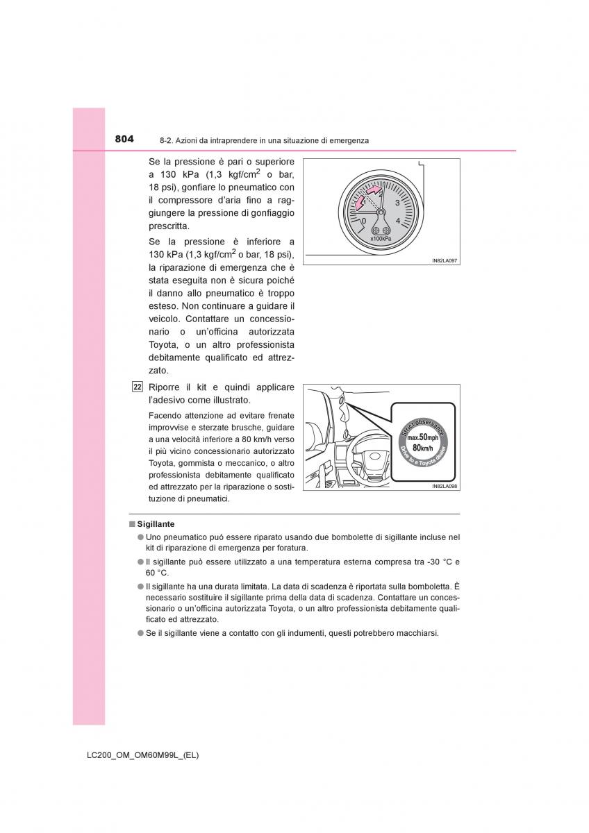 Toyota Land Cruiser J200 manuale del proprietario / page 804