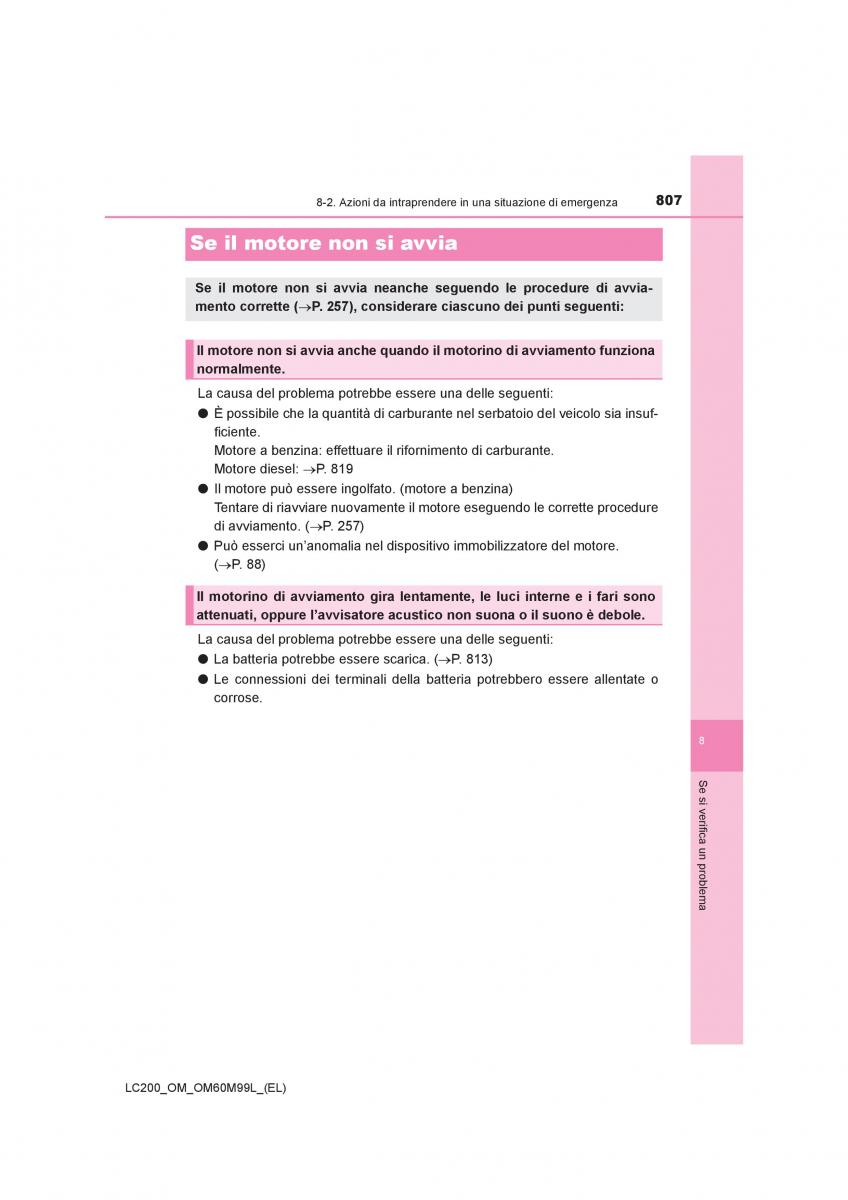 Toyota Land Cruiser J200 manuale del proprietario / page 807