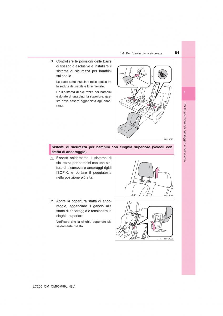 Toyota Land Cruiser J200 manuale del proprietario / page 81