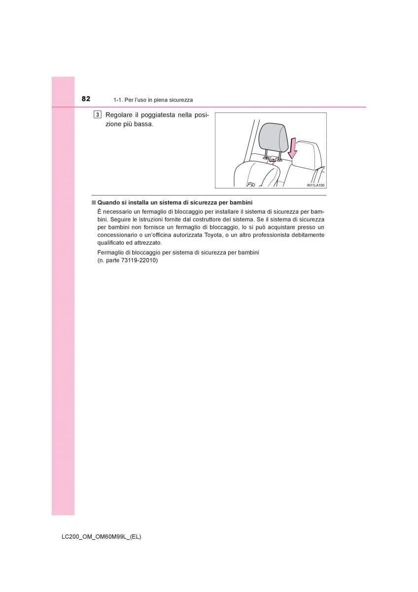 Toyota Land Cruiser J200 manuale del proprietario / page 82