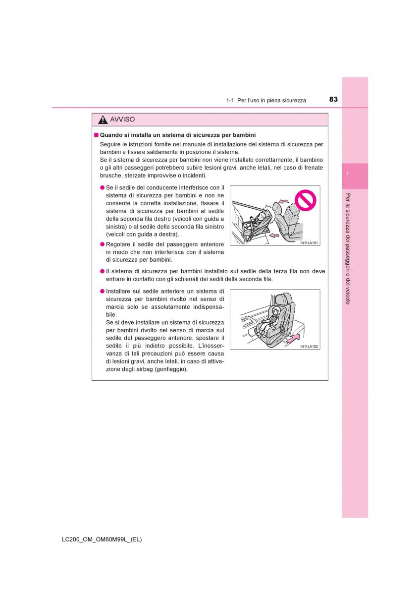 Toyota Land Cruiser J200 manuale del proprietario / page 83