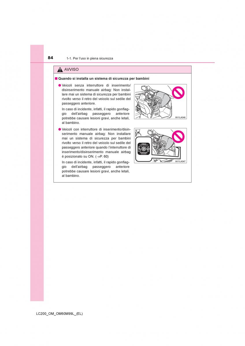 Toyota Land Cruiser J200 manuale del proprietario / page 84