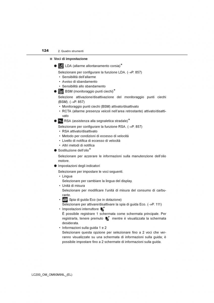 Toyota Land Cruiser J200 manuale del proprietario / page 124