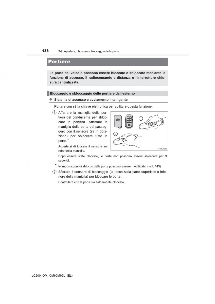 Toyota Land Cruiser J200 manuale del proprietario / page 136