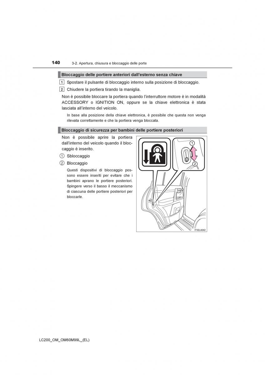 Toyota Land Cruiser J200 manuale del proprietario / page 140