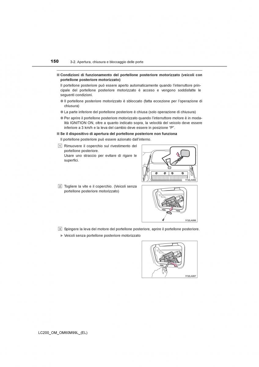 Toyota Land Cruiser J200 manuale del proprietario / page 150