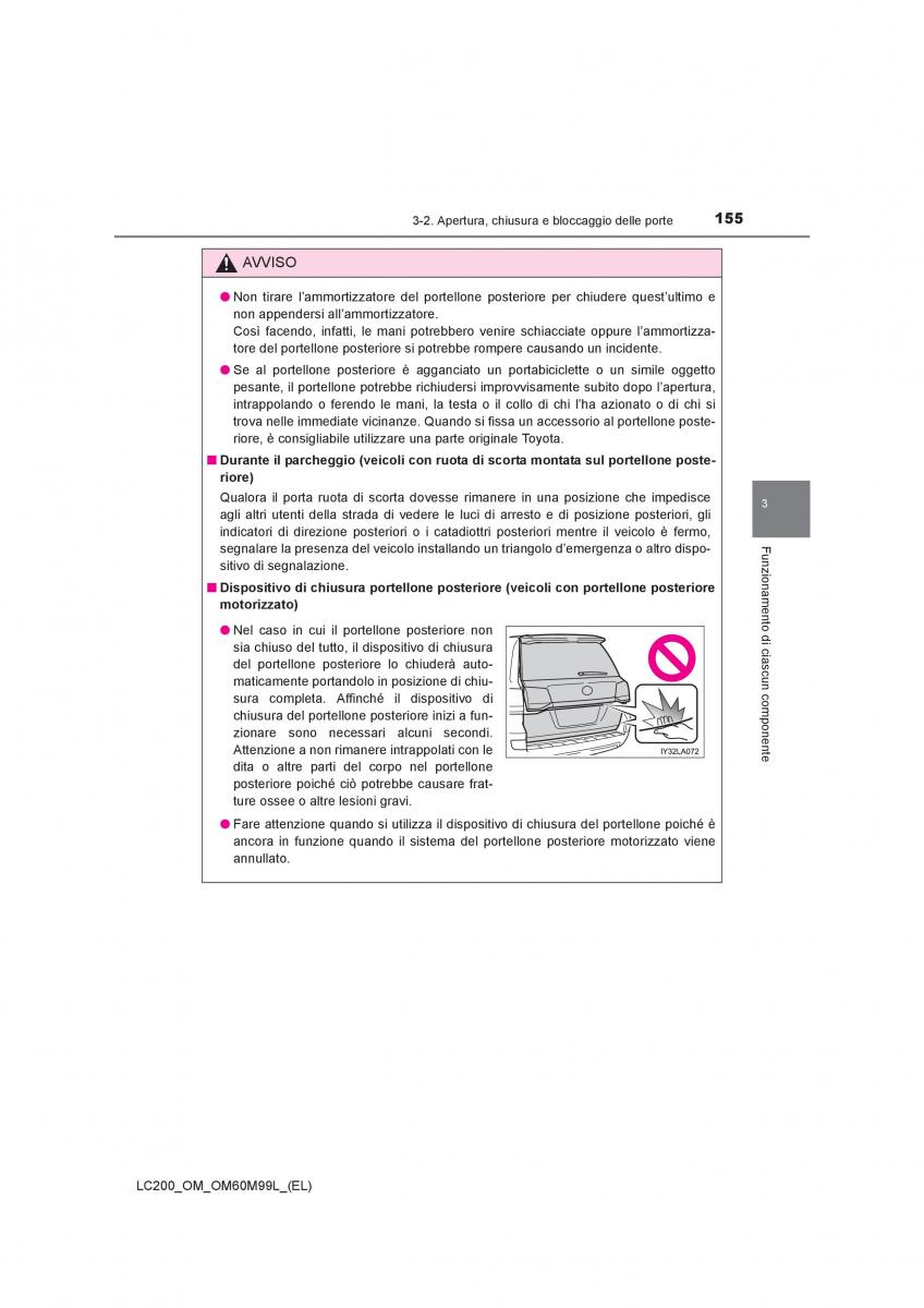 Toyota Land Cruiser J200 manuale del proprietario / page 155