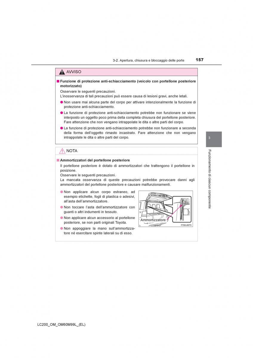 Toyota Land Cruiser J200 manuale del proprietario / page 157