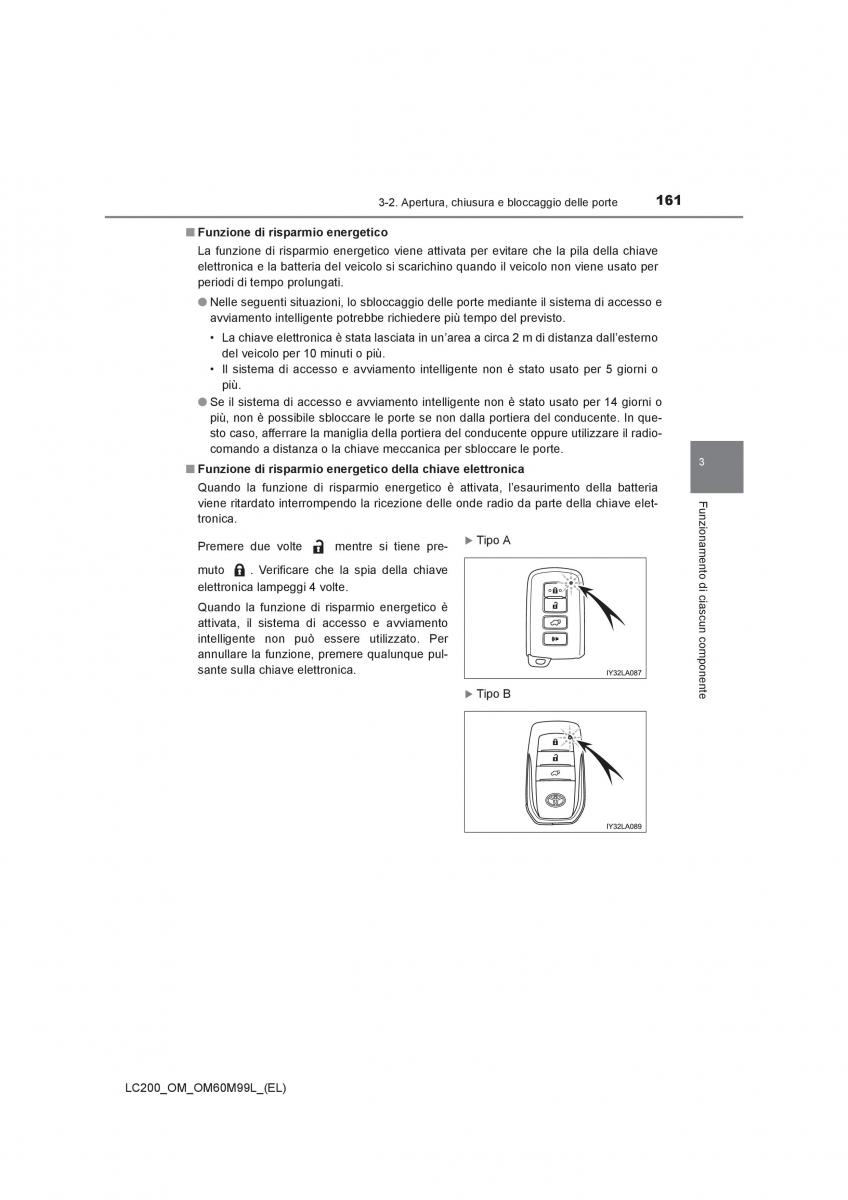 Toyota Land Cruiser J200 manuale del proprietario / page 161