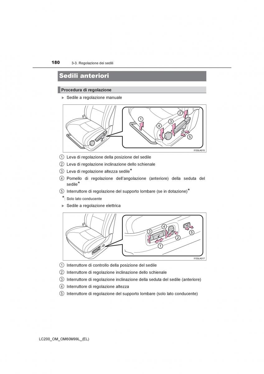 Toyota Land Cruiser J200 manuale del proprietario / page 180