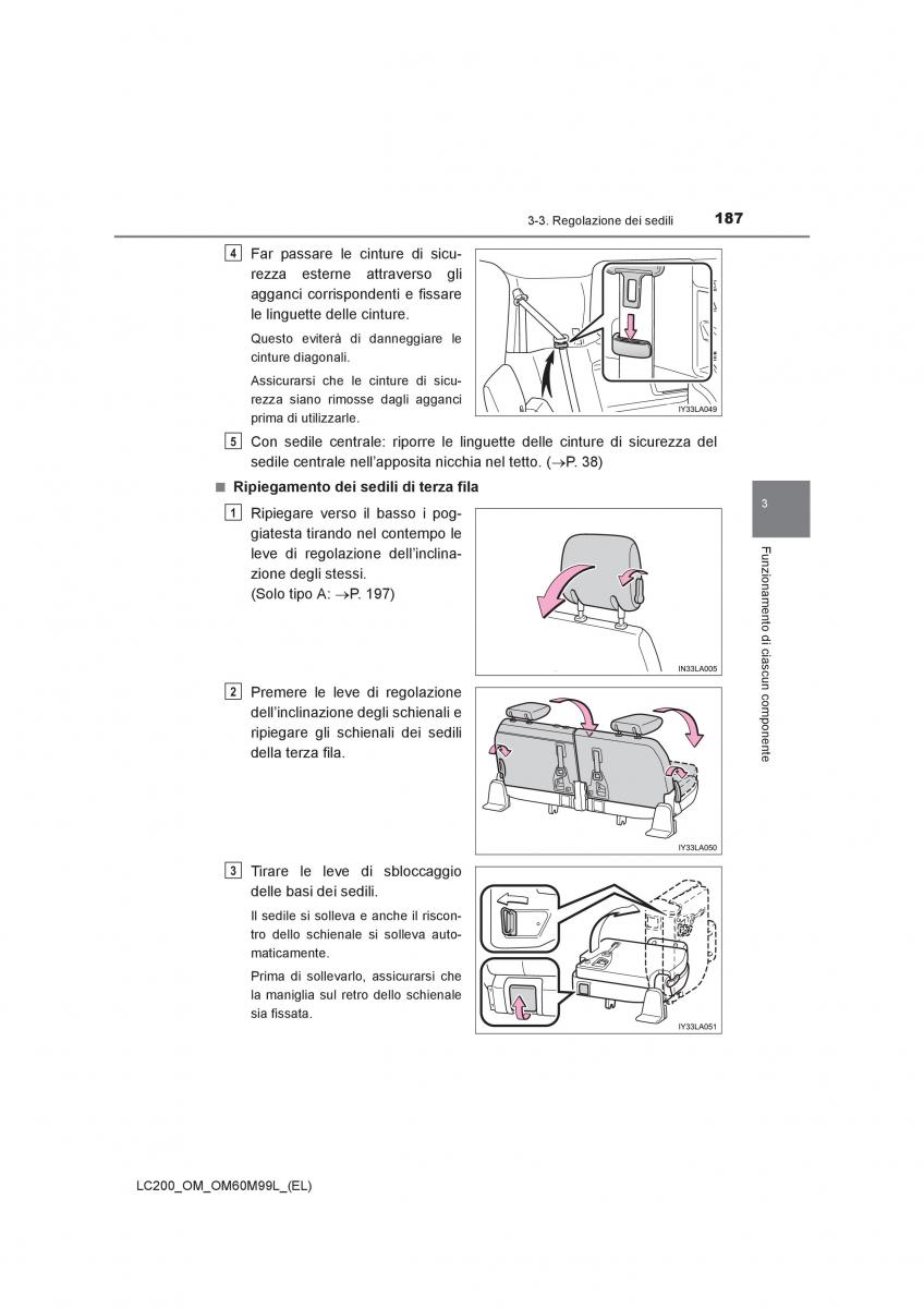 Toyota Land Cruiser J200 manuale del proprietario / page 187