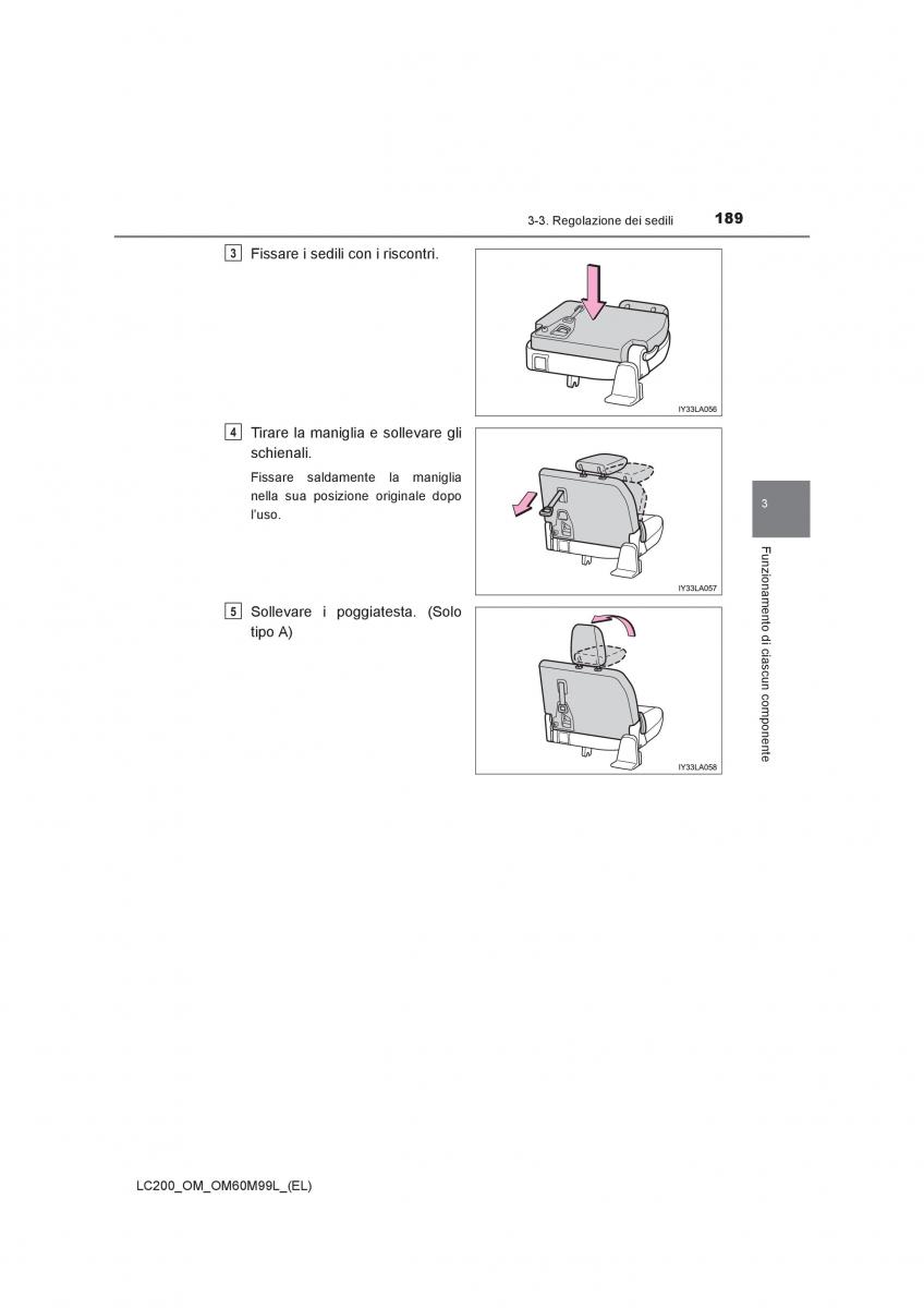 Toyota Land Cruiser J200 manuale del proprietario / page 189