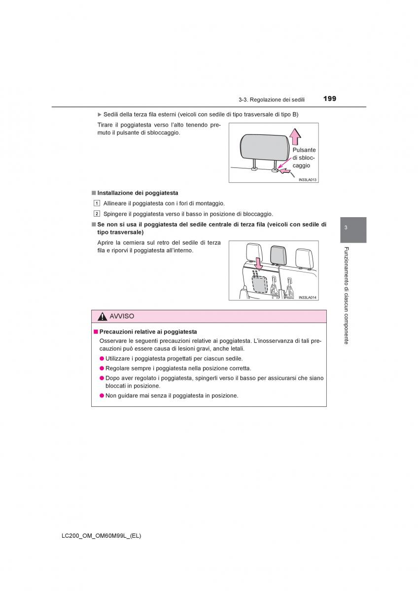 Toyota Land Cruiser J200 manuale del proprietario / page 199