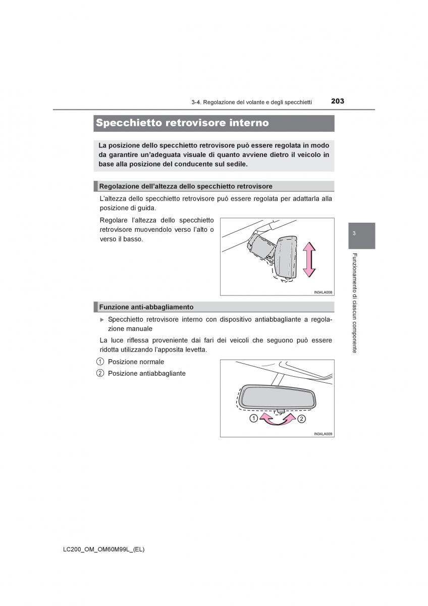 Toyota Land Cruiser J200 manuale del proprietario / page 203