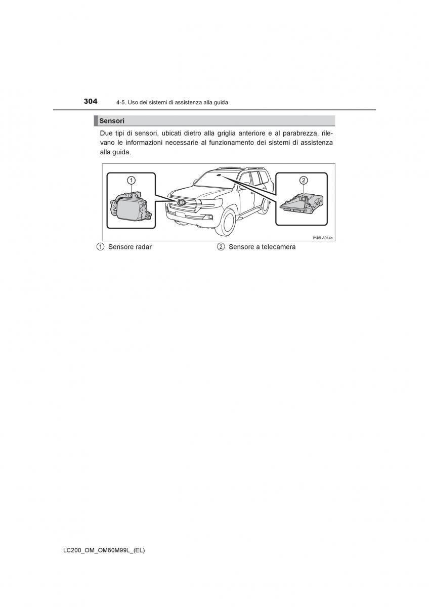 Toyota Land Cruiser J200 manuale del proprietario / page 304