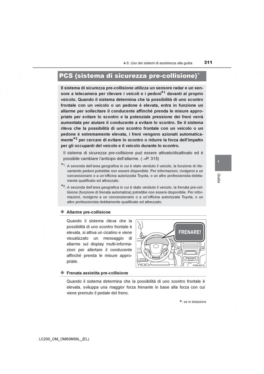 Toyota Land Cruiser J200 manuale del proprietario / page 311