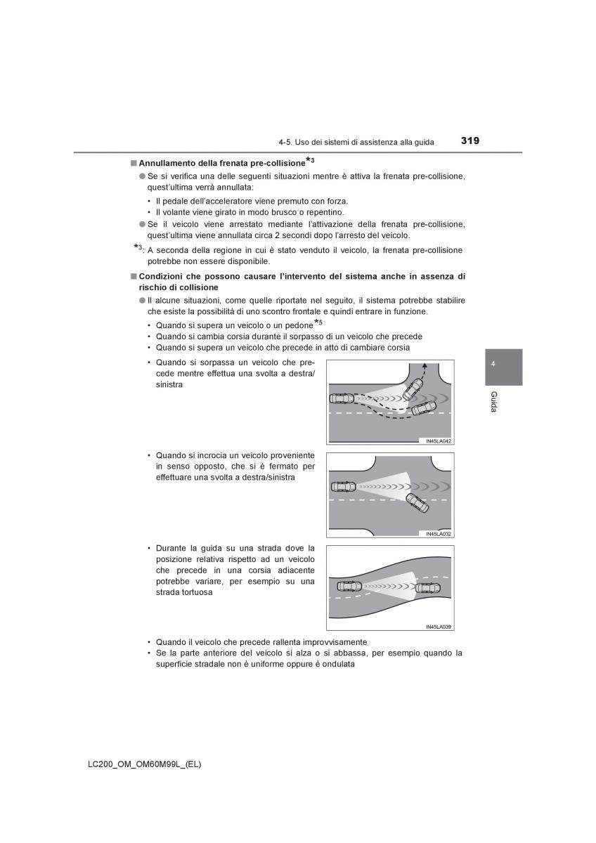 Toyota Land Cruiser J200 manuale del proprietario / page 319