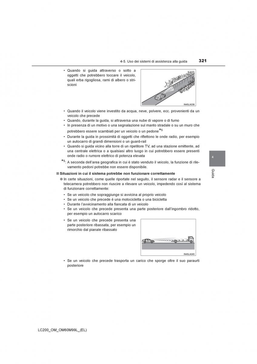 Toyota Land Cruiser J200 manuale del proprietario / page 321