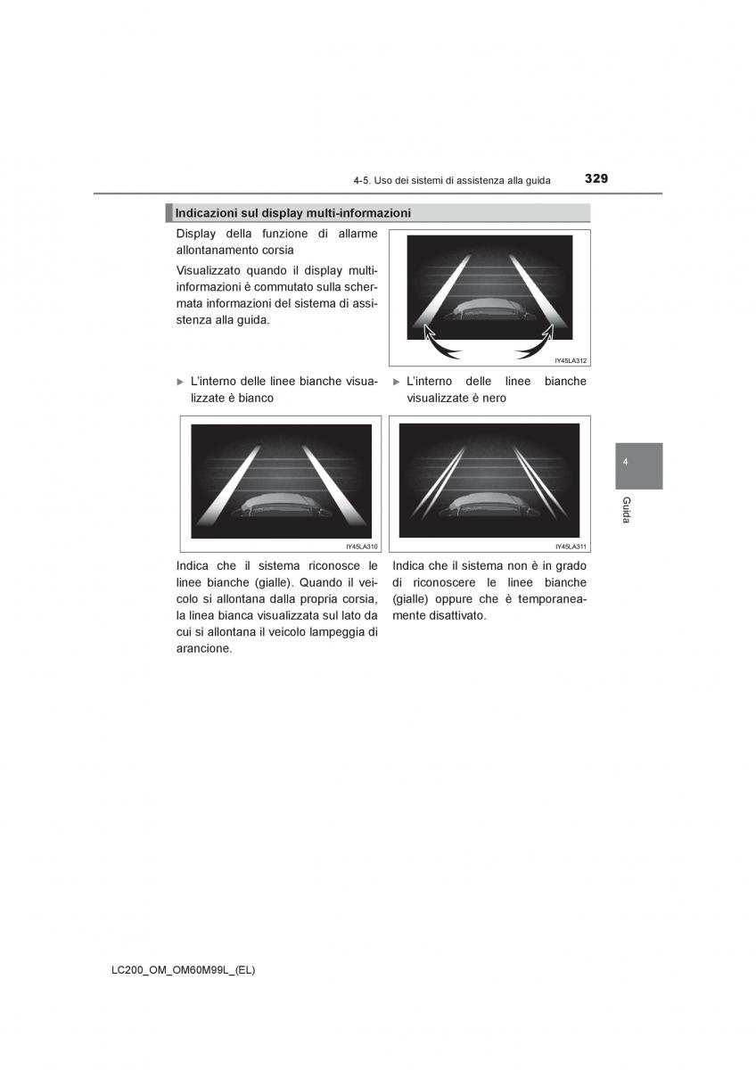 Toyota Land Cruiser J200 manuale del proprietario / page 329