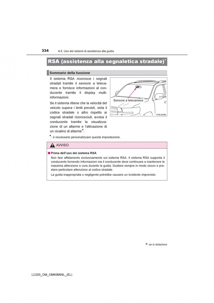 Toyota Land Cruiser J200 manuale del proprietario / page 334