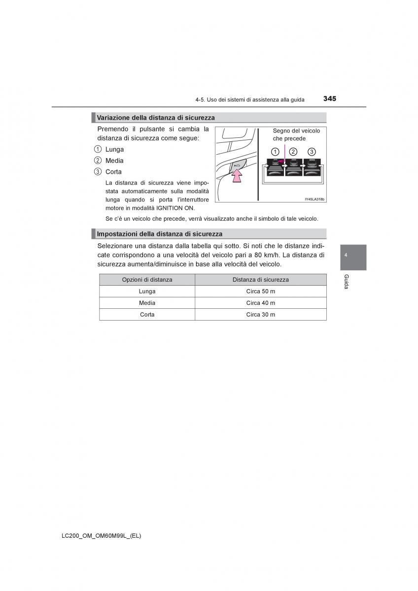 Toyota Land Cruiser J200 manuale del proprietario / page 345