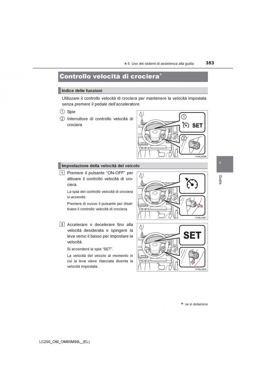 Toyota Land Cruiser J200 manuale del proprietario / page 353