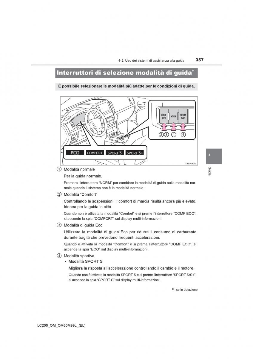 Toyota Land Cruiser J200 manuale del proprietario / page 357