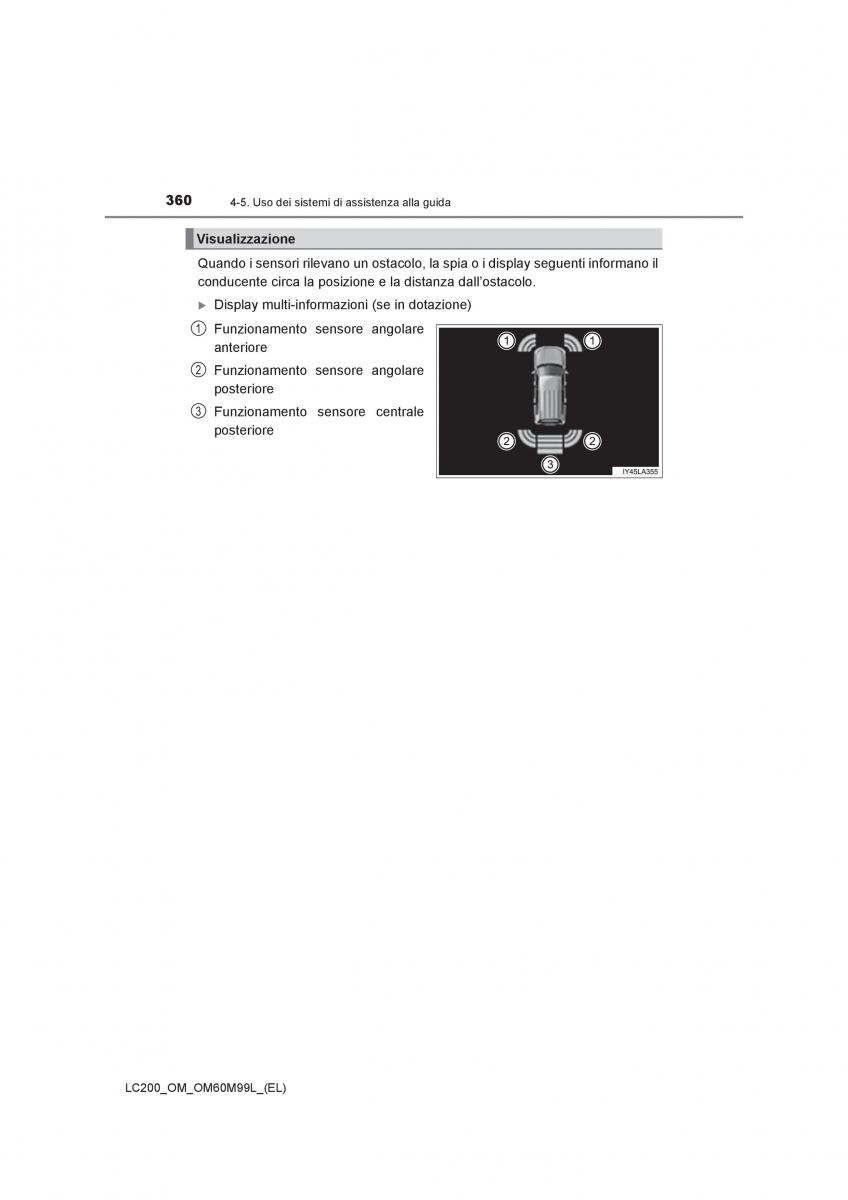 Toyota Land Cruiser J200 manuale del proprietario / page 360