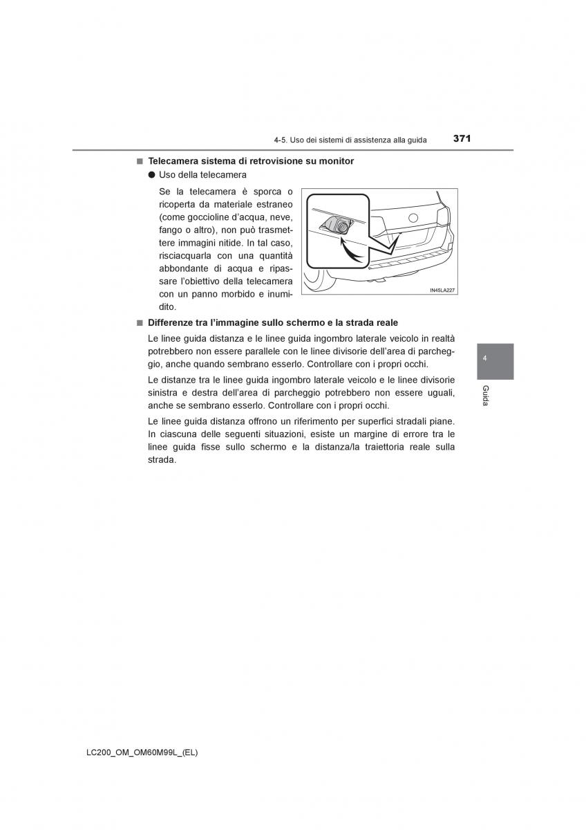 Toyota Land Cruiser J200 manuale del proprietario / page 371