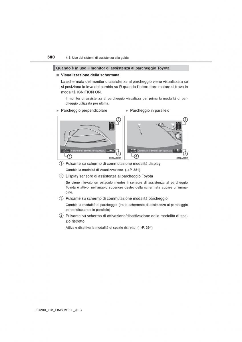 Toyota Land Cruiser J200 manuale del proprietario / page 380