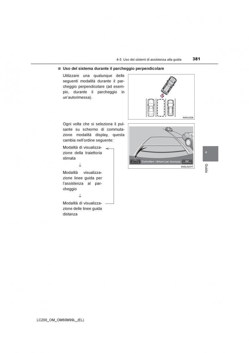 Toyota Land Cruiser J200 manuale del proprietario / page 381