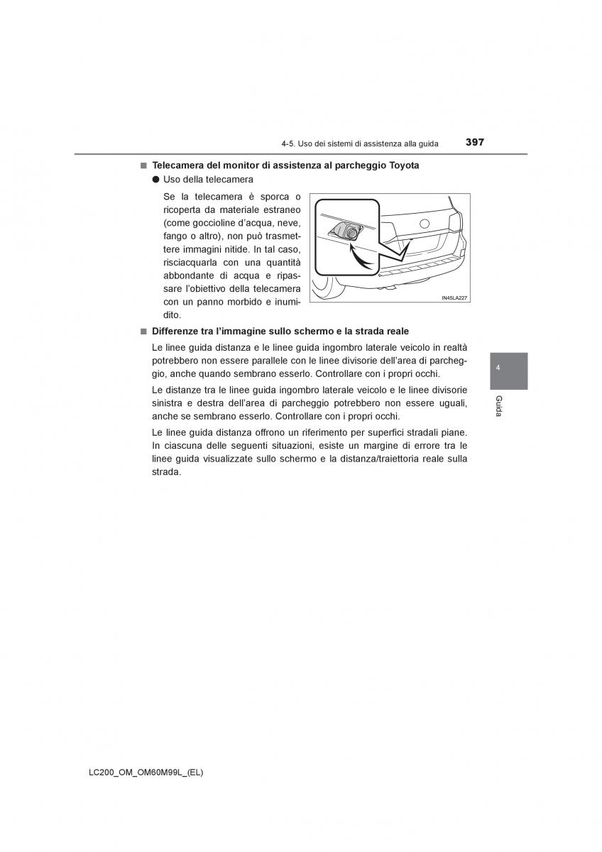 Toyota Land Cruiser J200 manuale del proprietario / page 397