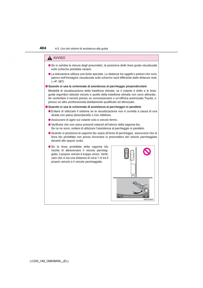 Toyota Land Cruiser J200 manuale del proprietario / page 404