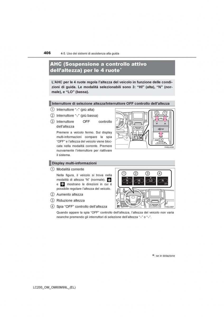 Toyota Land Cruiser J200 manuale del proprietario / page 406