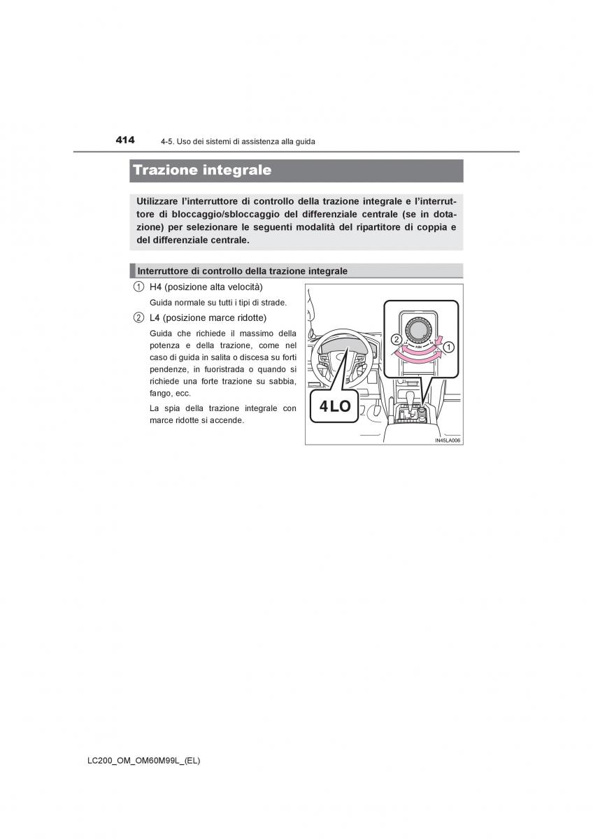 Toyota Land Cruiser J200 manuale del proprietario / page 414