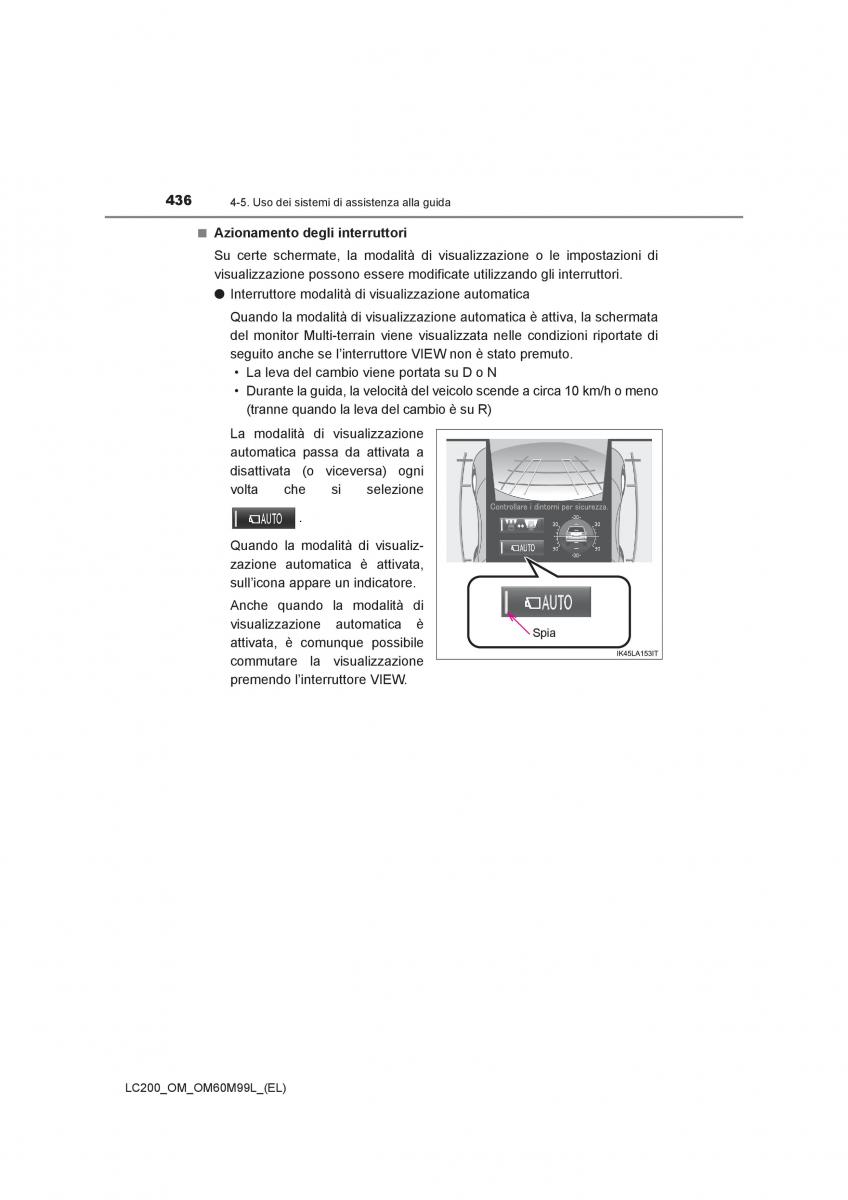 Toyota Land Cruiser J200 manuale del proprietario / page 436