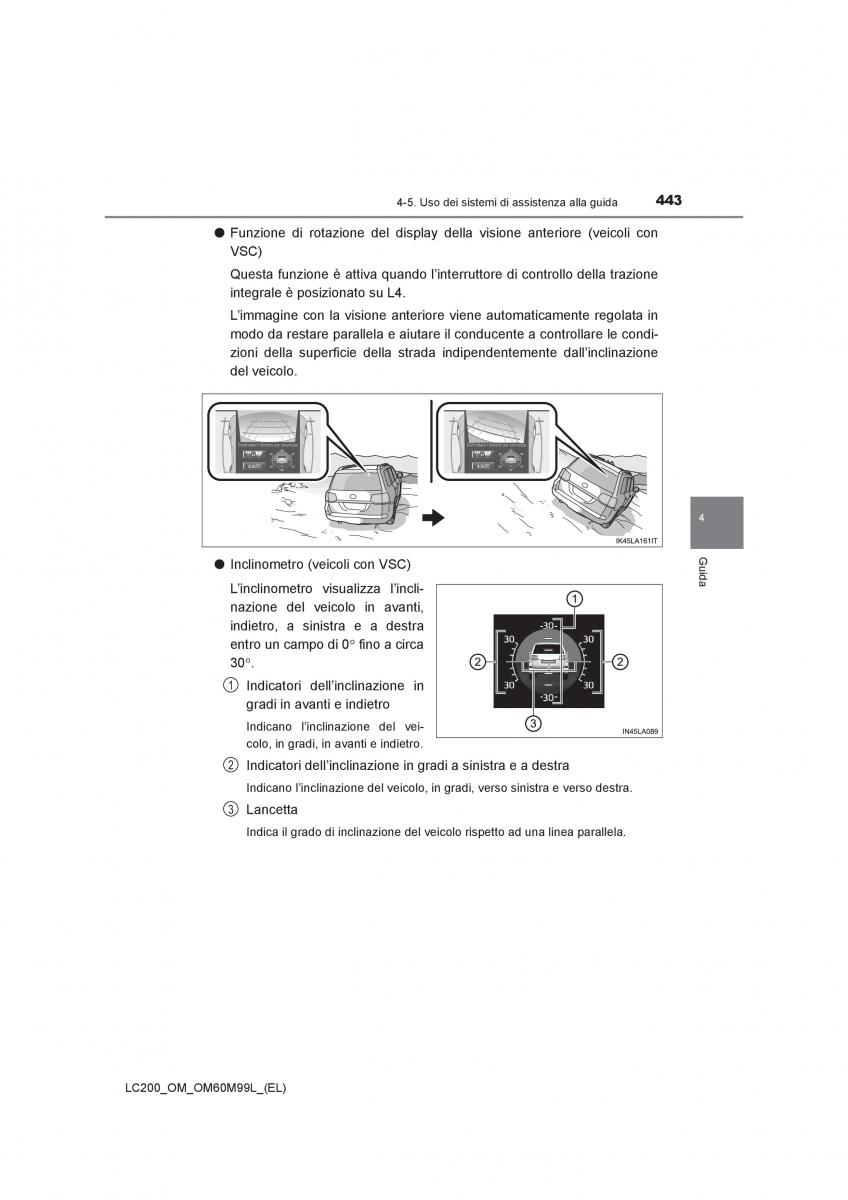 Toyota Land Cruiser J200 manuale del proprietario / page 443