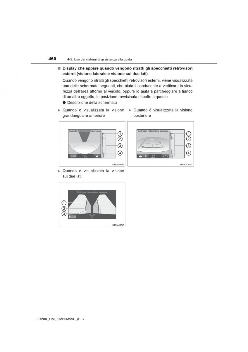 Toyota Land Cruiser J200 manuale del proprietario / page 460