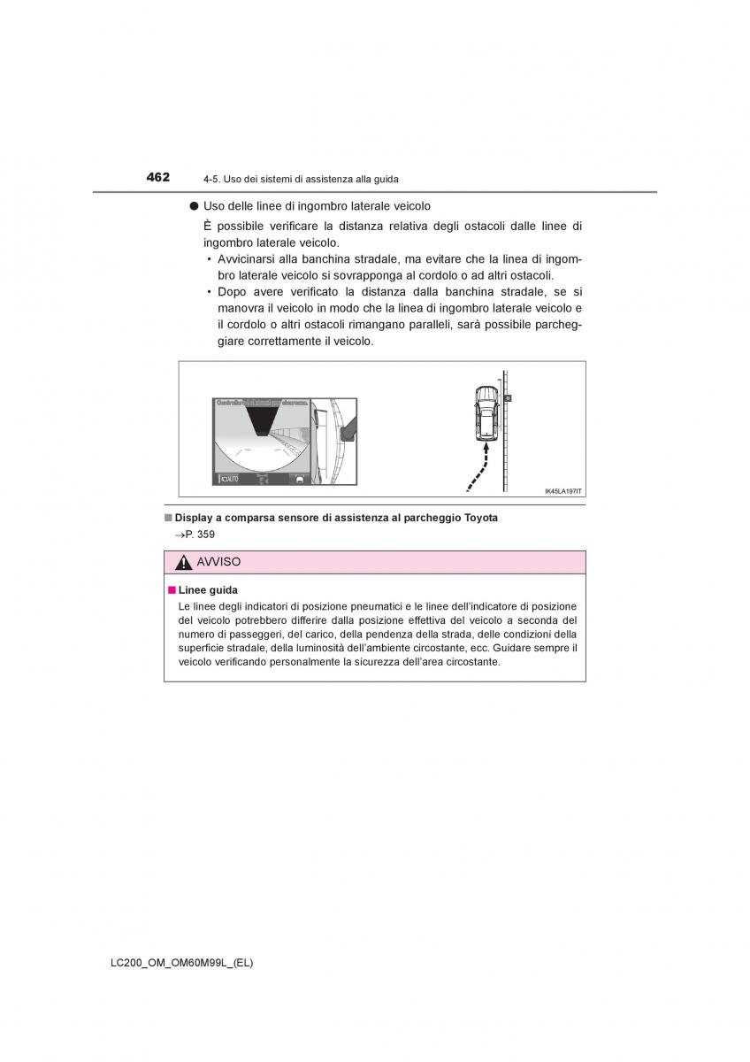 Toyota Land Cruiser J200 manuale del proprietario / page 462