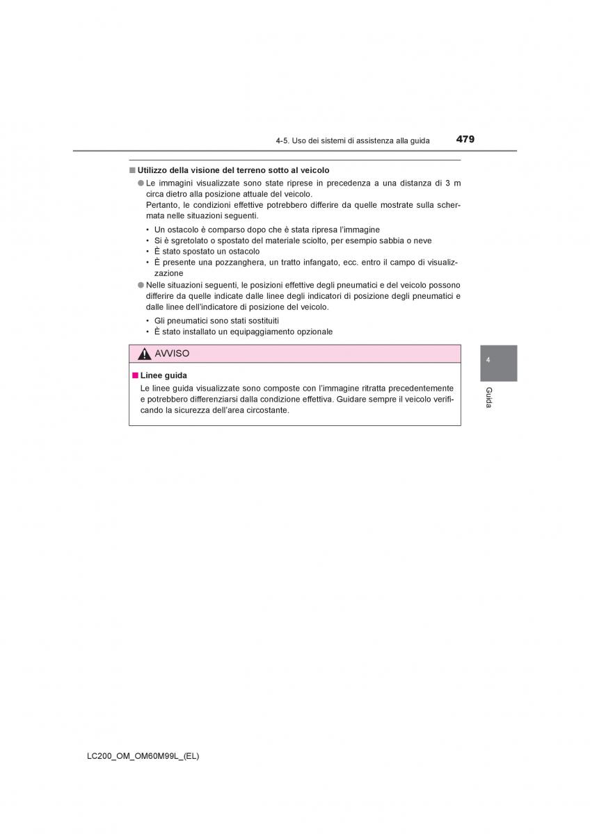 Toyota Land Cruiser J200 manuale del proprietario / page 479