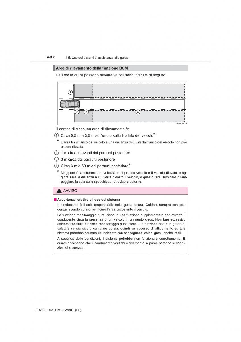 Toyota Land Cruiser J200 manuale del proprietario / page 492