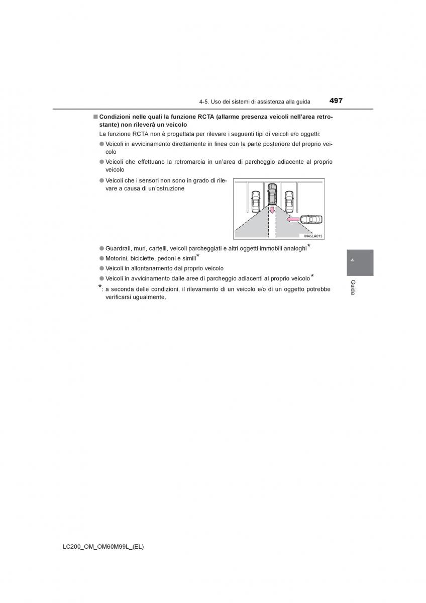 Toyota Land Cruiser J200 manuale del proprietario / page 497