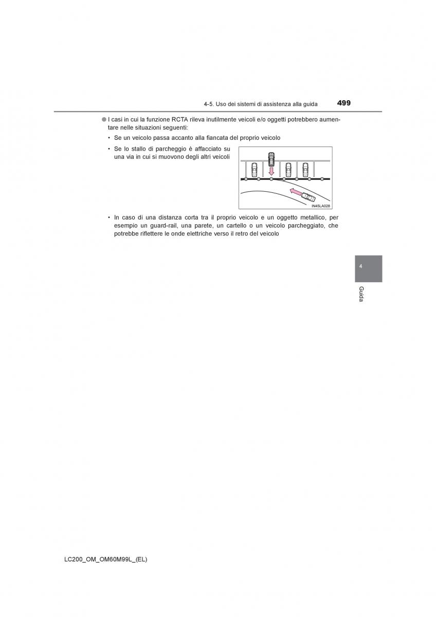 Toyota Land Cruiser J200 manuale del proprietario / page 499